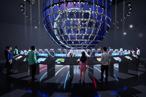 Act 2 of the tour will showcase innovative projects presented from a gaming perspective.  Illustration: Jangled Nerves for the Luxembourg Pavilion Expo2025@Osaka