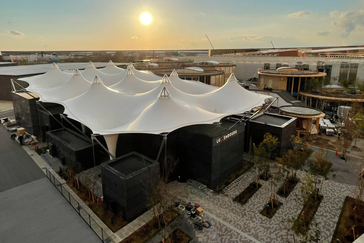 The Luxembourg pavilion at the Osaka World Expo is currently being finalised. Photo: GIE Luxembourg@Expo2025Osaka
