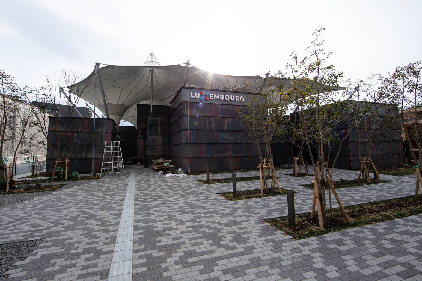 The Luxembourg pavilion at Expo 2025 Osaka is built using modular elements that can be dismantled. Photo: GIE Luxembourg@Expo2025Osaka