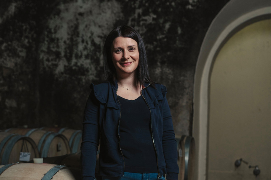 Charlène Muller’s role of cellar master at Domaines Vinsmoselle involves a mix of science, instinct and logistics. Photo: Domaines Vinsmoselle