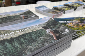 The leaflets extol the country's hiking trails.  (Photo: Emilio Naud/Maison Moderne)