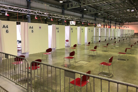 Ce sixième centre possède deux séries de 24 lignes de vaccination. (Photo: Maison Moderne)