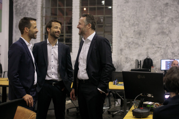 Bert et Rob Boerman et Georges Bock se retrouvent dans le RegTech 100 2022 avec Governance.com, passée récemment en mode cloud avec Arhs Group. (Photo: Matic Zorman/Maison Moderne/Archives)