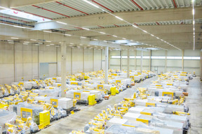 Fanuc's industrial robots are housed in the customisation and distribution centre in Contern.  Matic Zorman / Maison Moderne