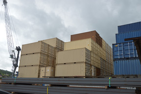 Luxport fait transiter environ 15.000 tonnes de containers par an. (Photo: Maëlle Hamma/Maison Moderne)
