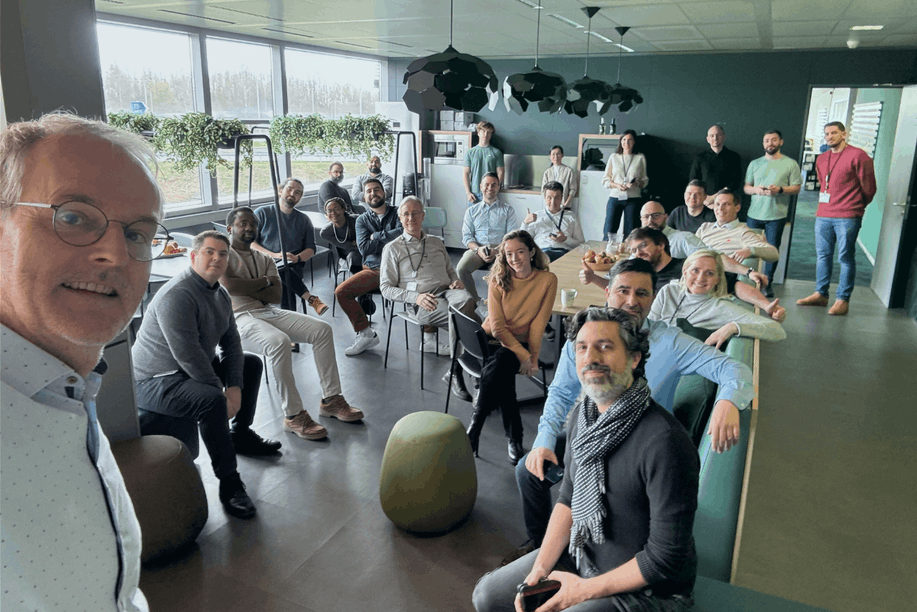 The LuxProvide team at the new offices in Bertrange, Luxembourg. (Photo: LuxProvide)