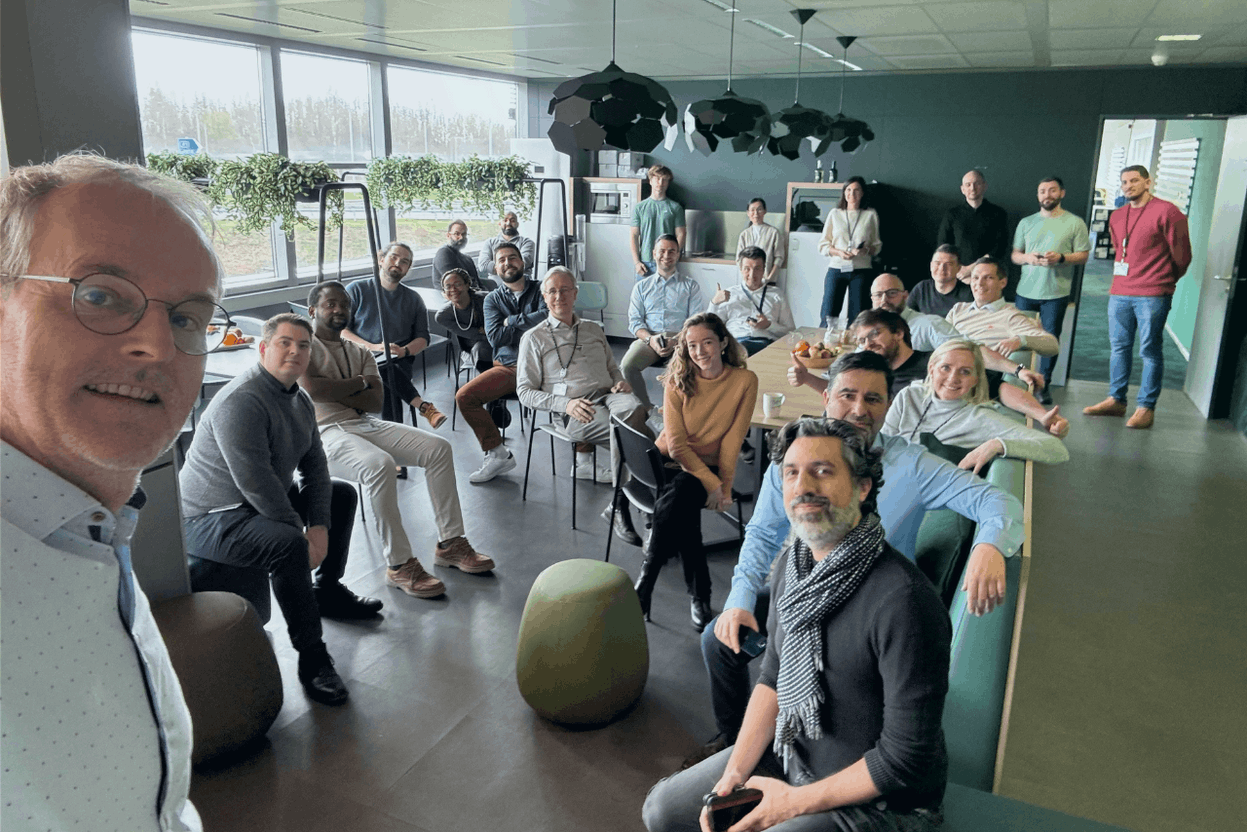 The LuxProvide team at the new offices in Bertrange, Luxembourg. (Photo: LuxProvide)