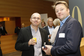 Eric Rosin (Act 360) et Laurent Tremuth (Capital to value) (Photo: Olivier Minaire)