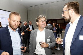 Jean-Nicolas Montrieux (Inowai), Philippe Provost (Willemen International) et Alessandro Rizzo (Eurocaution) (Photo: Olivier Minaire)