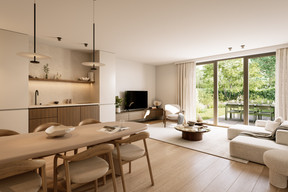  On this project, LuxRED has made the most of the compact spaces whilst retaining the essential features: a comfortable living area, storage space, a separate toilet and bedrooms that are easy to furnish.   (Photo: LuxRED)