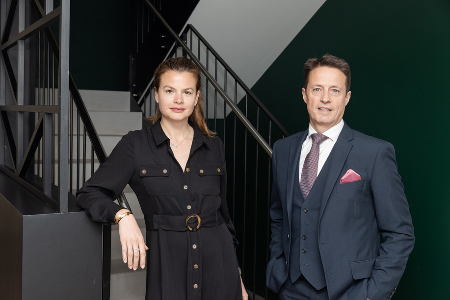 Aurélie Frédureau and Olivier Bastin have co-founded Luxred and are fully committed to their new entrepreneurial adventure.  Photo: Romain Gamba/Maison Moderne