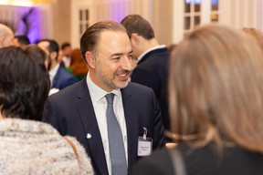Enguerran de Crémiers (Kroll) at the annual general meeting of the Luxembourg Valuation Professionals Association (LVPA), which took place at the Centre Culturel Schéiss on 15 November 2023. Photo: Romain Gamba/Maison Moderne