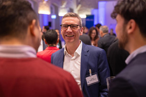 Andres Ingibergsson (Pandoo) at the annual general meeting of the Luxembourg Valuation Professionals Association, which took place at the Centre Culturel Schéiss on 15 November 2023. Photo: Romain Gamba/Maison Moderne
