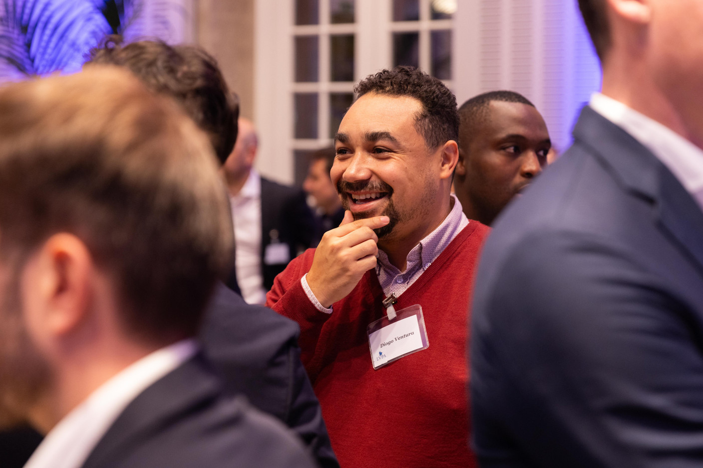 Diogo Ventura (Prime Capital AG) at the annual general meeting of the Luxembourg Valuation Professionals Association (LVPA), which took place at the Centre Culturel Schéiss on 15 November 2023. Photo: Romain Gamba/Maison Moderne