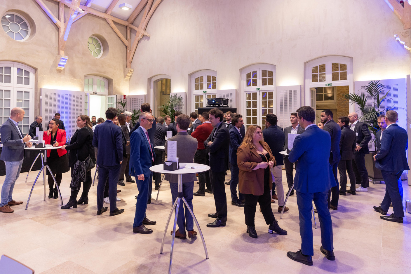 Attendees at the annual general meeting of the Luxembourg Valuation Professionals Association (LVPA), which took place at the Centre Culturel Schéiss on 15 November 2023. Photo: Romain Gamba/Maison Moderne