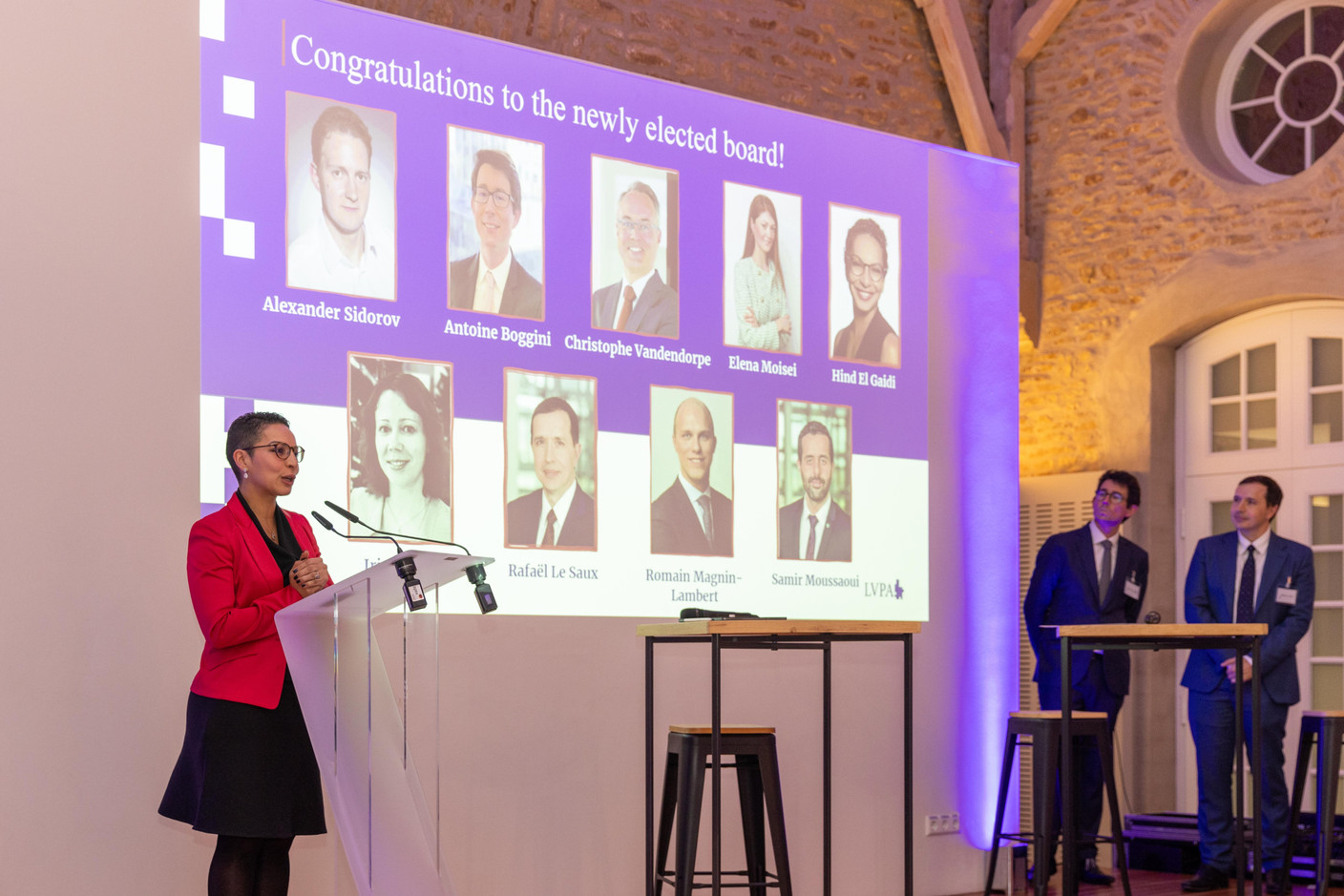 The newly elected board was announced at the annual general meeting of the Luxembourg Valuation Professionals Association (LVPA), which took place at the Centre Culturel Schéiss on 15 November 2023. Photo: Romain Gamba/Maison Moderne