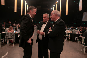Georges Bock, Guy Hoffmann (Raiffeisen) and Xavier Bouckaert (Roularta Media Group). (Photo: Matic Zorman/Maison Moderne)