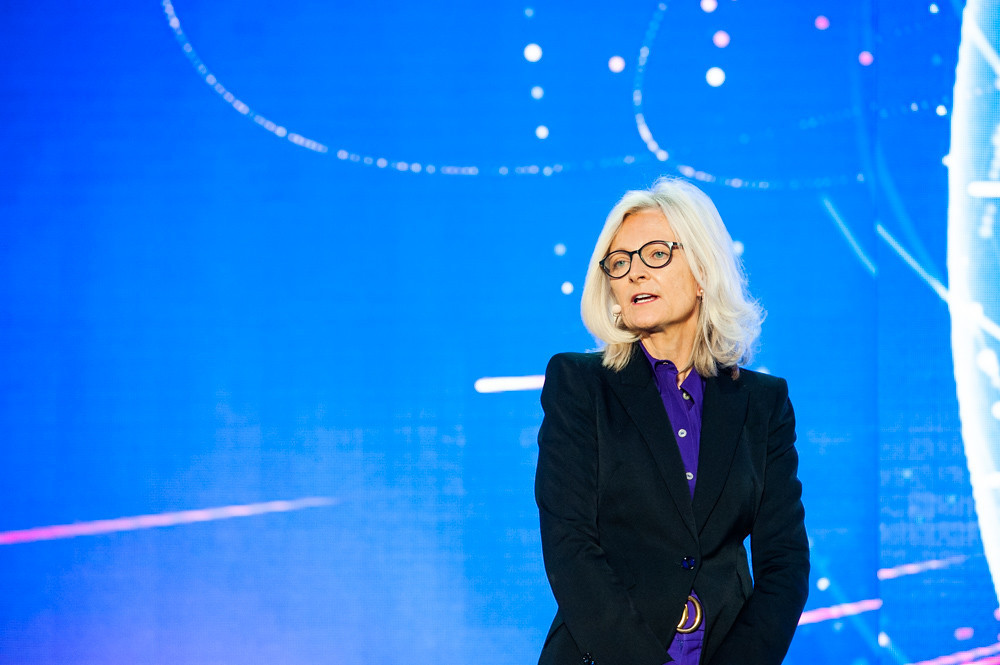 Michèle Eisenhuth of Arendt & Medernach said proposed changes to the EU’s Alternative Investment Fund Managers Directive would “align certain requirements”-- such as those covering substance, delegation and liquidity management tools--with the Ucits rules that govern retail investment funds. Library picture: Michèle Eisenhuth is seen speaking at an Alfi conference, 25 September 2018. Photo credit: Association of the Luxembourg Fund Industry