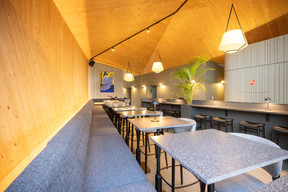 In addition to the brasserie, Maison B is also a bar open from 2pm, ideal for walkers in the nearby forest. Photo: Guy Wolff/Maison Moderne