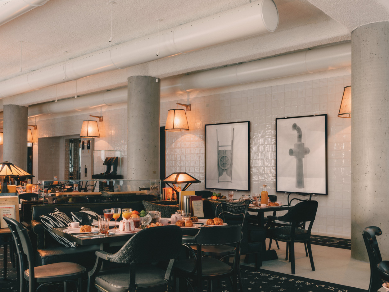 The La Cuisine de Rose restaurant, located on the ground floor. Photo: Julius Hirtzberger