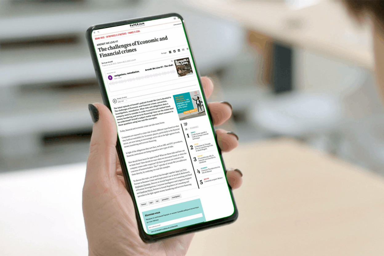 Arendt a fait appel au Brand Studio de Maison Moderne pour l’accompagner dans la conception et le déploiement d’une stratégie de contenus transversale. (Photo: Maison Moderne)