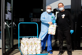 Cocottes et Maison Moderne ont mis leurs efforts en commun pour régaler les papilles des professionnels et volontaires qui exercent dans les CSA luxembourgeois. ((Photo: Matic Zorman))