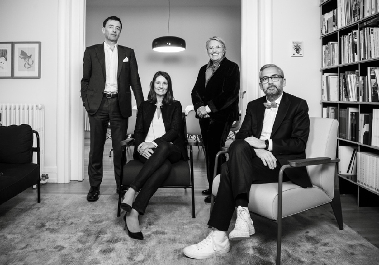 The Maison Moderne board with president Mike Koedinger (right) as well as (left to right.) Daniel Schneider, Pascale Kauffman and Marie-Jeanne Chèvremont.  Anthony Dehez (archives)