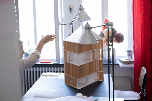 Dès la maquette, on comprend l’importance du mouvement et de la fluidité dans ce projet. (Photo: Eric Chenal)