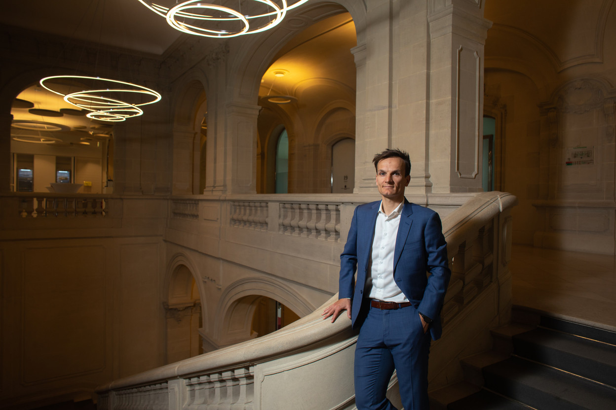 When making a decision on what to invest in, “it should be something that’s bottom-up,” says Spuerkeess investment and portfolio manager Bryan Ferrari. Photo: Matic Zorman / Maison Moderne