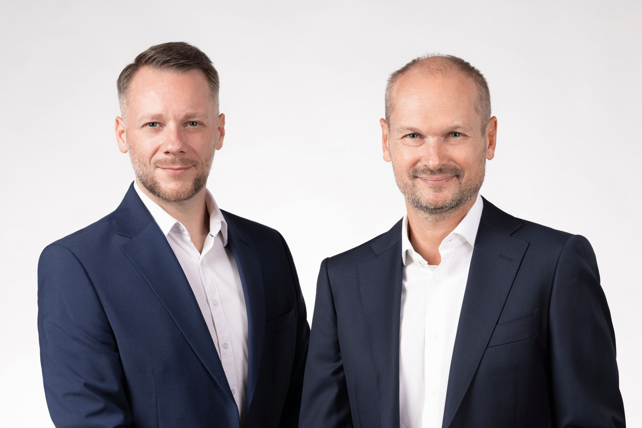Kevin Humelhans (left) and Stephane Profit (right), the co-founders of Mortgage.lu, said their new site would provide personalised recommendations tailored to their clients’ goals, budgetary constraints and individual preferences. Photo: Mortgage.lu
