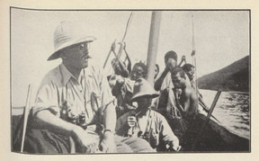 Maurice Pescatore en chasseur de gros gibier (Photo: image publiée dans «Chasses et voyages au Congo» (1932), p. 97)