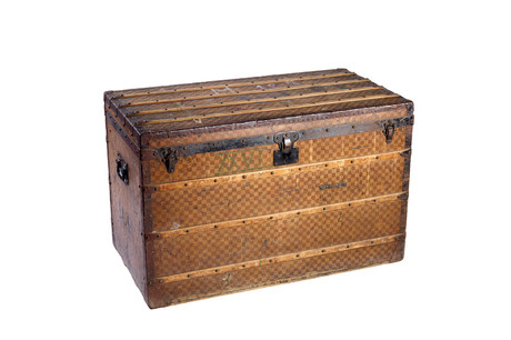 Malle courrier Louis Vuitton de Maurice Pescatore (photo: Les 2 Musées de la Ville de Luxembourg / C. Weber)
