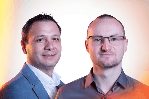 Frédéric Simon, head of project & service delivery management, coordination, and David Klancar, managed services team leader & cloud officer chez Telkea. Maison Moderne