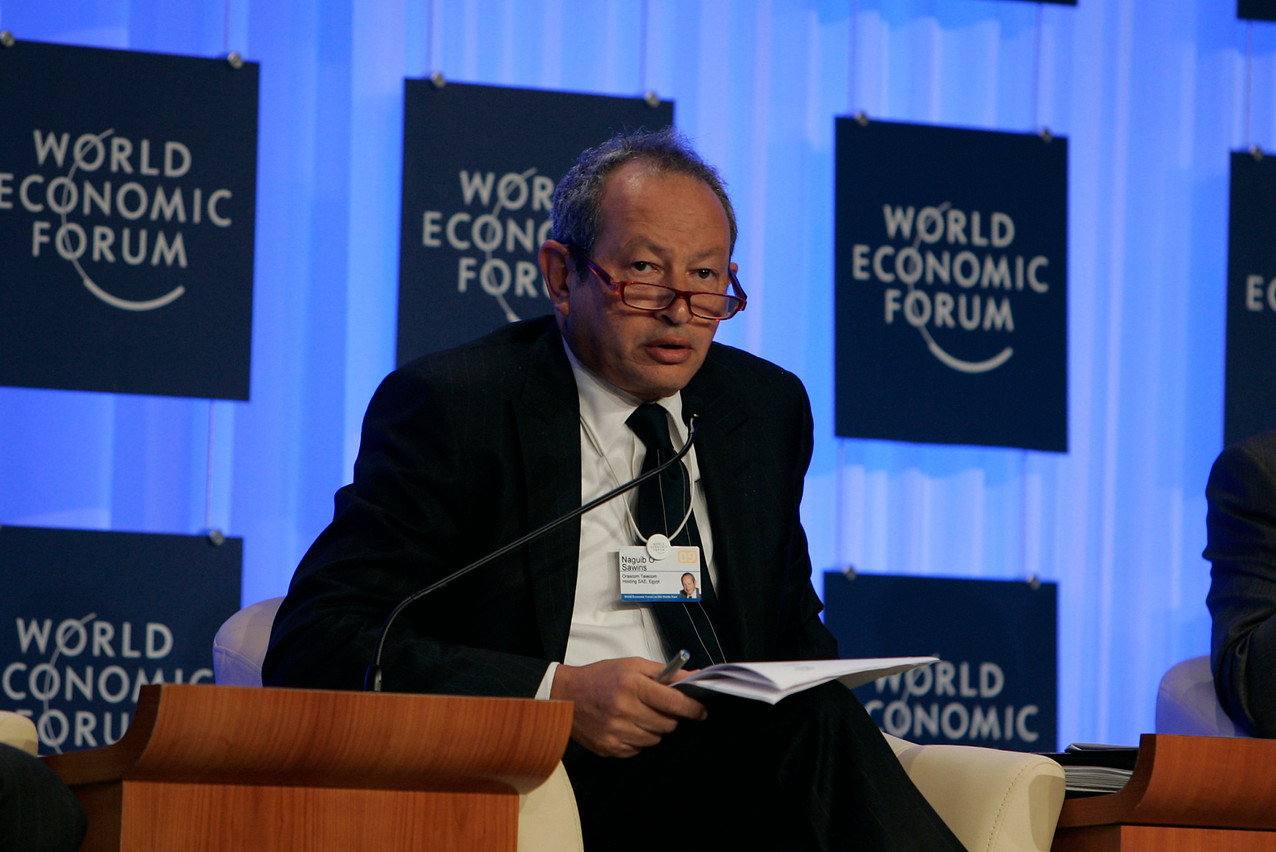 Il y a trois ans, le magnat des télécoms égyptien Naguib Sawiris a investi la moitié de sa fortune dans l’or. Aujourd’hui, à la tête de La Mancha au Luxembourg, il veut aller plus loin. (Photo: Nader Daoud / World Economic Forum)