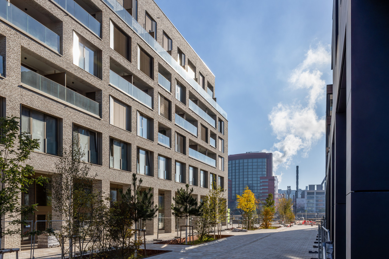 Les fenêtres sont de différents types, permettant de deviner les diverses fonctions du bâtiment. (Photo: Steve Troes)