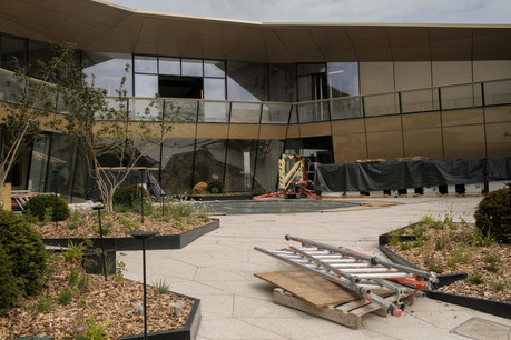La terrasse prévue pour le restaurant comporte un véritable «sky garden» ouvert au public. (Photo: Matic Zorman / Maison Moderne)