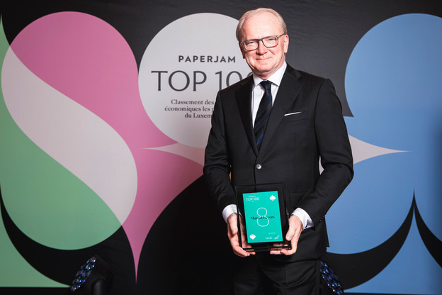 Distinction individuelle, Marcel Leyers voit son classement au Paperjam Top 100 comme la récompense d’un travail mené en équipe. (Photo: Julian Pierrot/Maison Moderne Publishing SA)