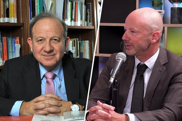 Henri Sterdyniak, cofondateur de l’Observatoire français des conjonctures économiques (OFCE) et des Économistes atterrés, David Furcajg, gérant d’actifs et président de HighWave Capital.  (Photo: Henri Sterdyniak/Linkedin, David Furcajg. Montage: Paperjam)