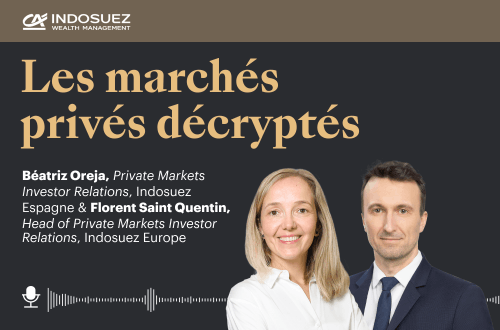 Béatriz Oreja (Private Markets Investor Relations) / Florent Saint-Quentin (Head Of Private Markets Investor Relations Photo: Indosuez