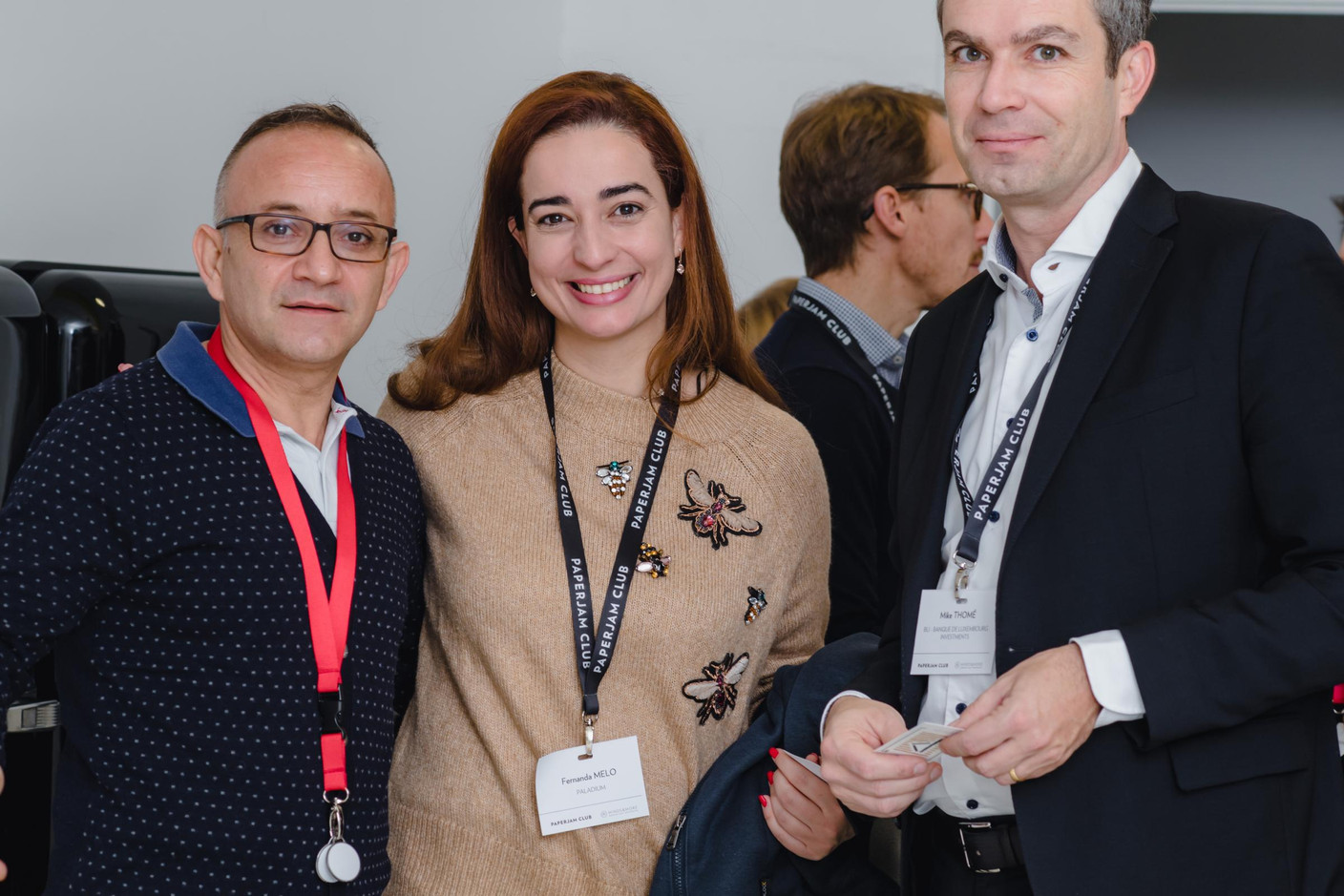Francis Gasparotto (Maison Moderne), Fernanda Melo (Paladium) et  Mike Thomé (BLI - Banque de Luxembourg Investments) (Photo: Nader Ghavami)