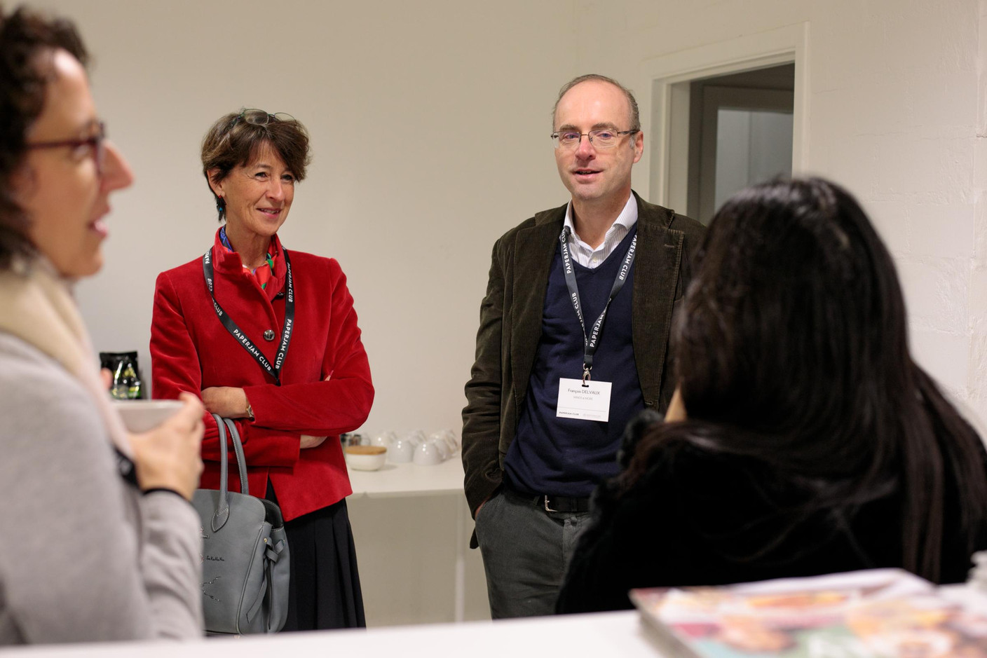 Florence Lemeer Witgens (Look @ Work) et Francois Delvaux (Minds & More) (Photo: Matic Zorman)
