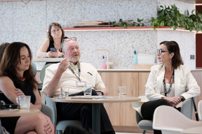 Benoit Mariscal and Carole Miltgen (Prisma). (Photo: Jan Hanrion/Paperjam)
