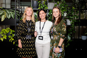Tatiana Escure, Anaïs Diebold and Doruntina Avdija (Stëem vun der Strooss). (Photo : Julian Pierrot/Paperjam)