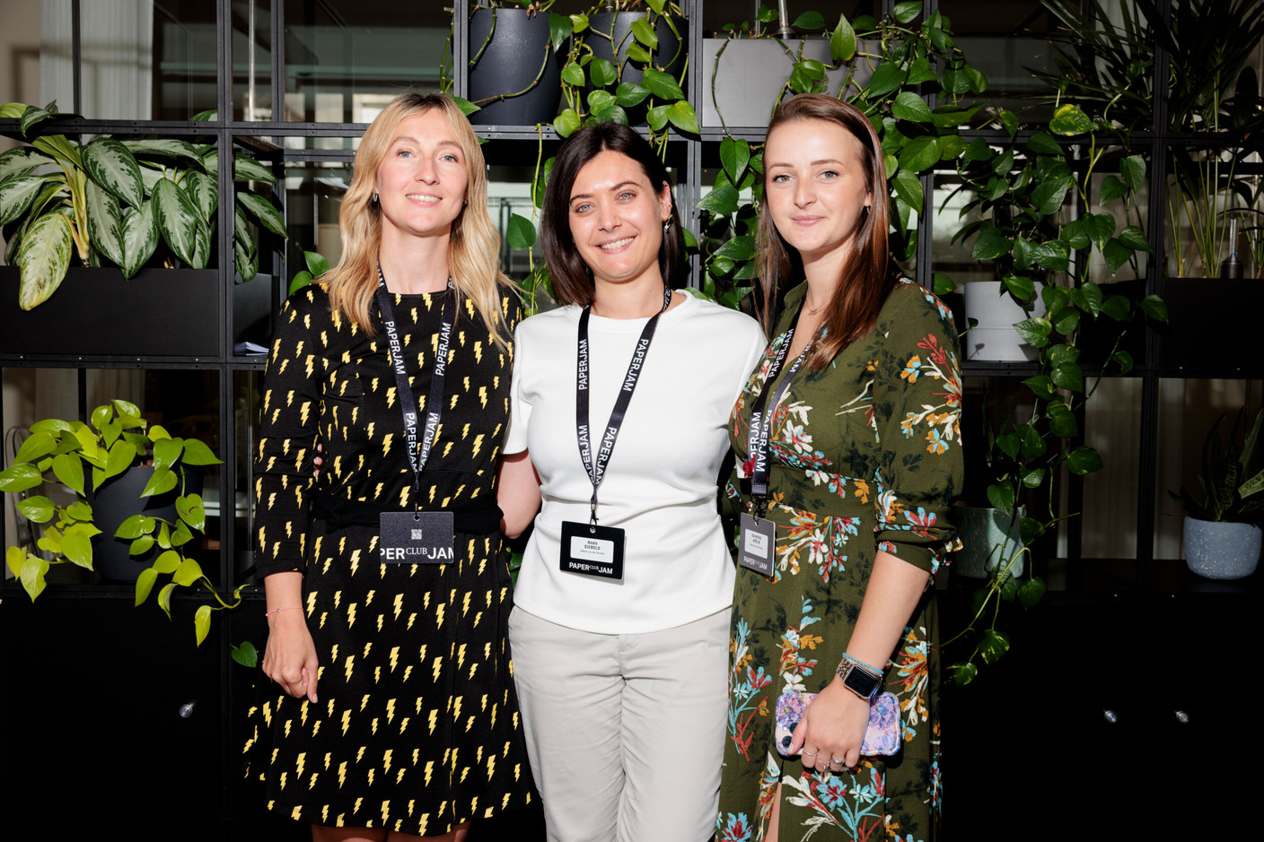 Tatiana Escure, Anaïs Diebold and Doruntina Avdija (Stëem vun der Strooss). (Photo : Julian Pierrot/Paperjam)