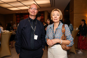 Steve Bolsee (Advisorey Key) et Christine Guillaume (POST Luxembourg). (Photo: Eva Krins/Maison Moderne)