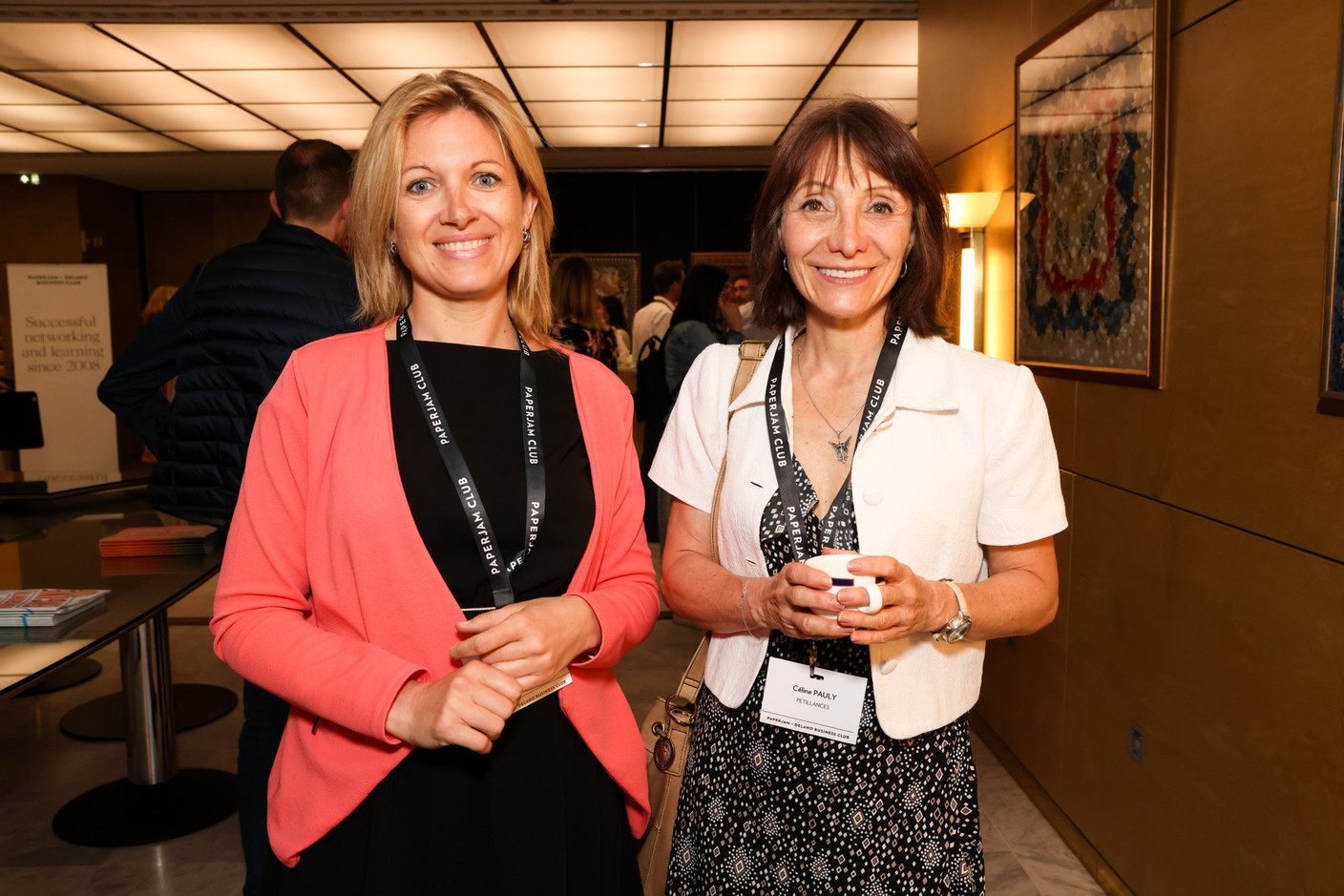 Aurélie Derelle (André Losch Fondation) et Céline Pauly (Petillances). (Photo: Eva Krins/Maison Moderne)