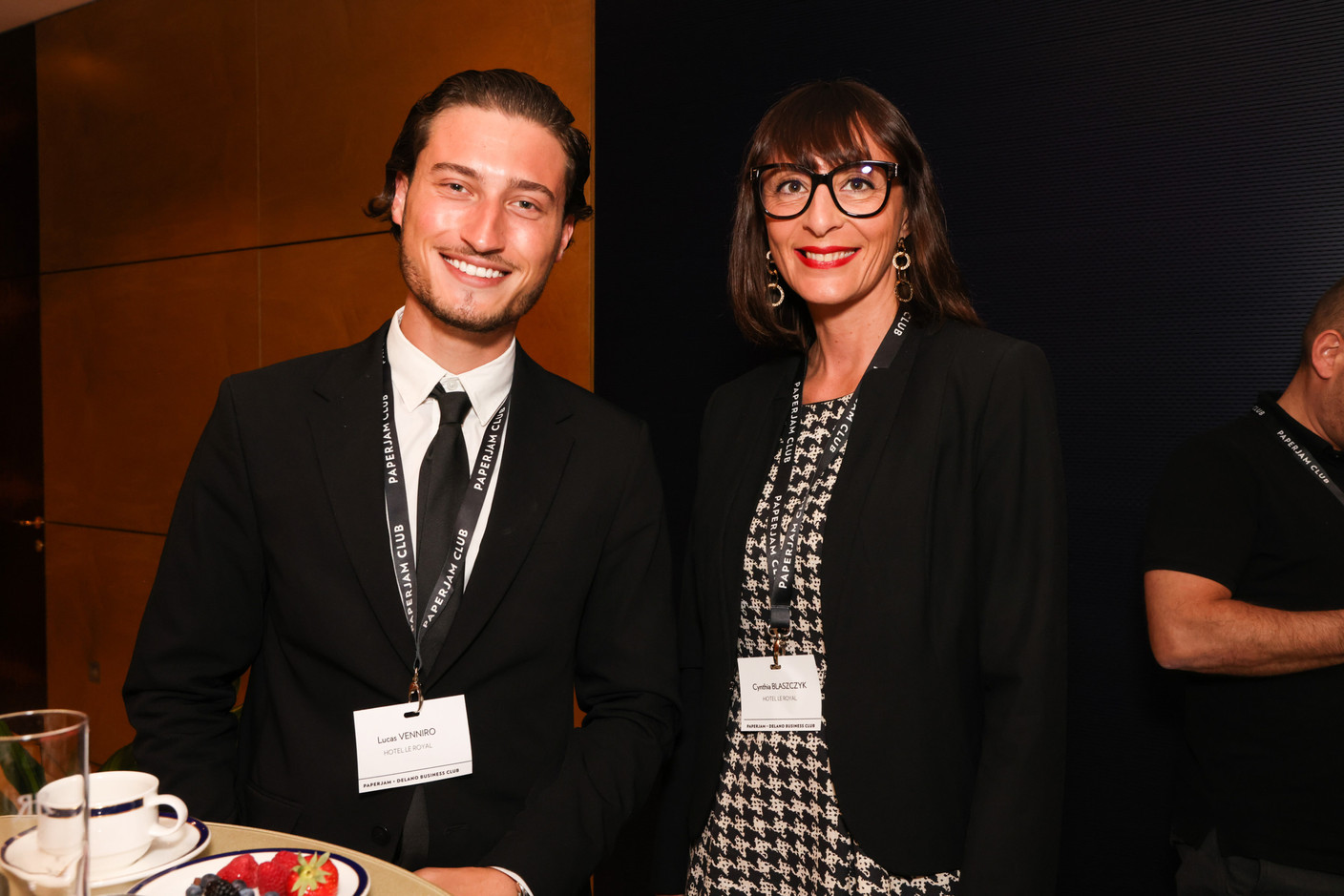 Lucas Venniro et Cynthia Blaszczyk (Hotêl Le Royal). (Photo: Eva Krins/Maison Moderne)