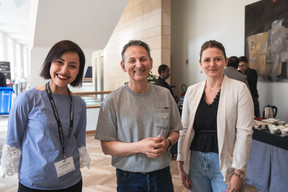 Noura Barghane (Michael Page), Salvatore Genovese (Genoways) et Méline Geisler (Generali Luxembourg) ((Photo: Marie Russillo/Maison Moderne))