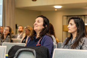 Ana Maria San Martin and  Youssra Fatihi (Wisag). Photo: Matthieu Barbosa/Studion Photography
