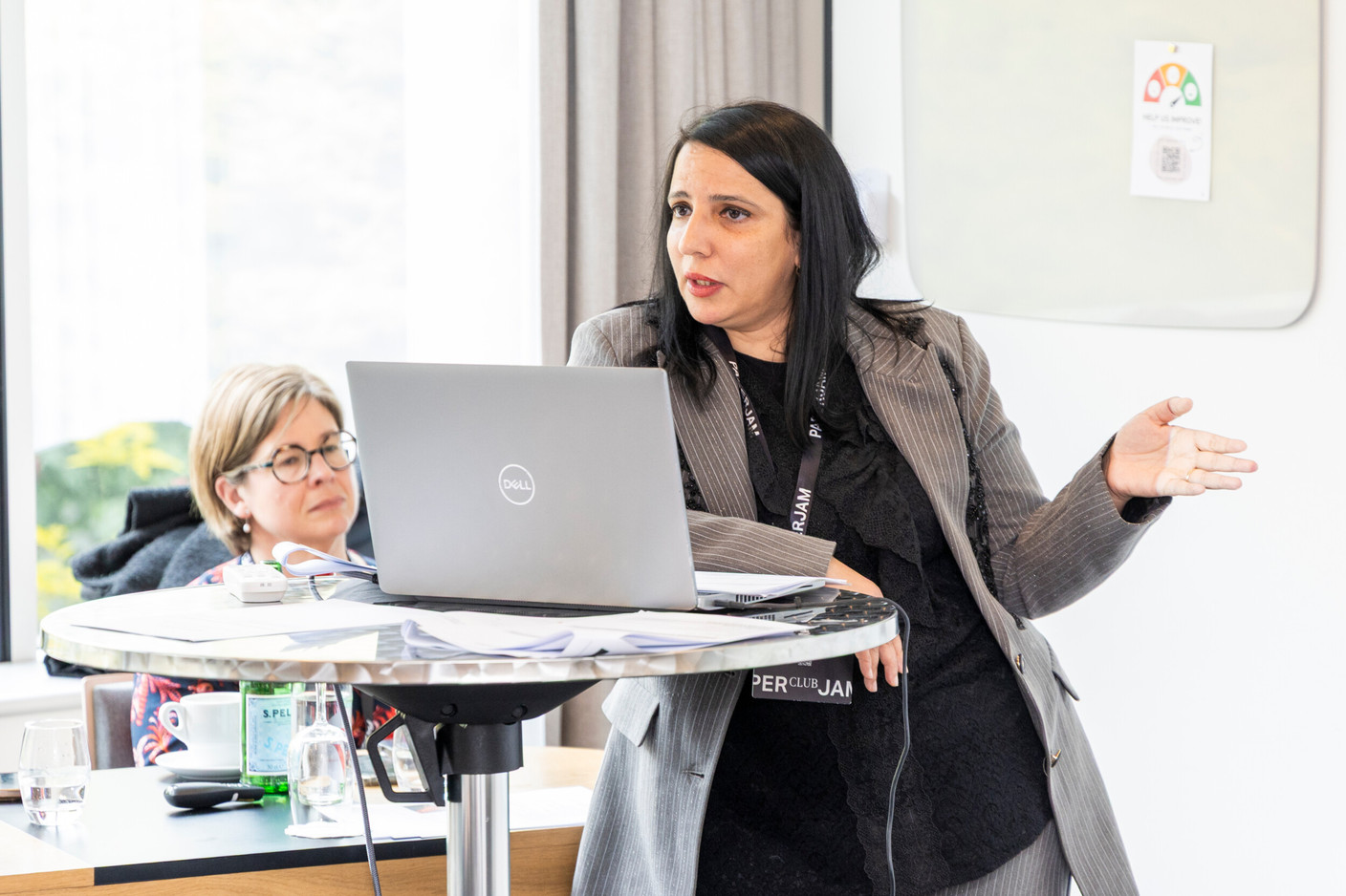 Aline Brochard and Naoual Belbachir Martin (BDO). Photo: Matthieu Barbosa/Studion Photography